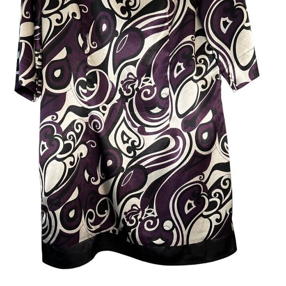 WORTHINGTON Stretch Women's Size Medium Swirl Pattern Dress - Picture 5 of 9